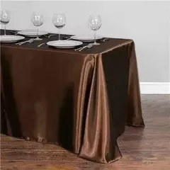 Monocromática Toalha De Mesa De Cetim, Cobertura De Mesa, Toalha De Mesa, Sobreposição, Aniversário, Casamento, Banquete, Restaurante, Festival, Fornecimento De Festa - Wolf Magazine