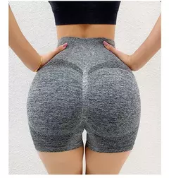 Shorts de ioga sem costura Spandex para mulheres, sexy booty push up shorts, leggings de cintura alta para mulheres, shorts de ginástica para correr, ciclismo, fitness - Wolf Magazine
