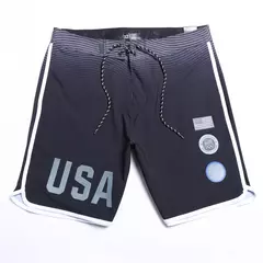 Imagem do Boardshorts impermeáveis H Phantom para homens, calções de surf de praia, calças de fitness confortáveis, bermuda esportiva musculação, strech 4 vias
