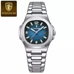 POEDAGAR-Relógio Quartzo Quadrado Feminino com Caixa, Relógios Femininos, Impermeável, Data, Feminino, Relógio, Luxo, Vestido - comprar online