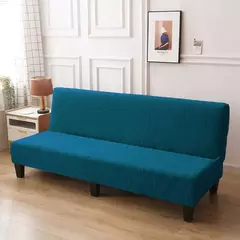 Tampa do sofá-cama impermeável para sala de estar, sofá dobrável sem braços, Stretch Couch Covers, Thick Poltrona Protector - Wolf Magazine