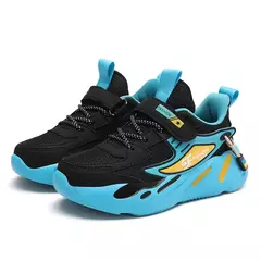 Sapatos de malha antiderrapante respirável infantil, tênis de corrida casual, sapatos de caminhada para crianças, meninos, meninas na internet