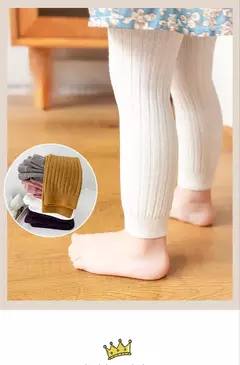 Leggings de algodão com nervuras recém-nascidos, calças de bebê, crianças, crianças, meninos, meninas, 0-6 anos, primavera, outono