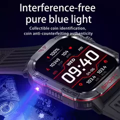 Impermeável Smart Watch para Homens, Rastreador de Esporte ao Ar Livre, Bluetooth Call Smartwatch, Militar, GPS, Lanterna, Bússola, Huawei, Xiaomi, Novo - comprar online