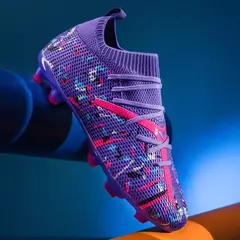 Picos longos dos homens chuteiras de futebol, Indoor Calçados Esportivos, Botas de Futebol Profissional, Sapatos Macios Respiráveis Unisex, Drop Shipping - Wolf Magazine