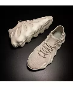 Imagem do Sapato de meias respiráveis de sola grossa masculino, tênis de corte baixo, calçados esportivos casuais masculinos, corrida ao ar livre, moda casal, antiderrapante, novo
