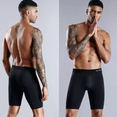 Shorts boxer de algodão masculino, boxers longos para homem, cuecas masculinas, cuecas sexy, shorts boxer familiares, 3pcs lotes - comprar online
