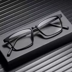 Ultralight tr90 frame óculos de leitura liga titânio anti luz azul negócio óculos dos homens confortáveis farsighted - Wolf Magazine