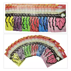 Ambientador personalizado do carro, cheiro do perfume, acessórios interiores, 1 PC, 6 PCes, 12 PCes, 18 PCes, 24 PCes - loja online