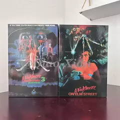 Imagem do Neca freddy krueger figura de ação modelo colecionável brinquedo halloween christina horror decoração presentes rosto mutável