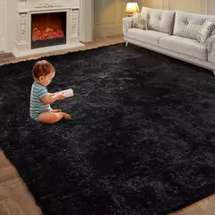 Imagem do VIKAMA-Tapete De Pelúcia Tie-Dye, Decoração Da Sala De Estar, Macio, Macio Tapete De Casa, Quarto Das Crianças, Bebê Rastejando, Cobertor Antiderrapante
