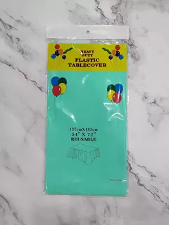 Toalhas de mesa reutilizáveis BPA Free Plastic, Mesa de jantar para festas, piquenique, camping, ao ar livre, descartável, 54x72 polegadas, 1Pc na internet