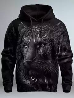 Imagem do Capuz de manga comprida masculino, moletom com capuz, impressão 3D, bolso frontal, streetwear, moda primavera, novo