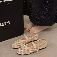 Sandálias femininas MS Hollow, sapatos de praia rasos, sapatilhas retros, sapatilhas femininas, conforto, verão, marcas de luxo, novas - comprar online