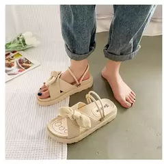 Sapatos romanos plataforma para mulheres, sandálias planas, chinelos bonitos, estilo fada, estudante, nova moda, verão, 2023 - Wolf Magazine