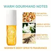 Spray Corporal SOL Gourmand para Mulheres, Perfume de Baunilha, Névoa Corporal e Cabelo, Fragrância, Inspirado em SOL, 3.0FL.OZ, 90ml
