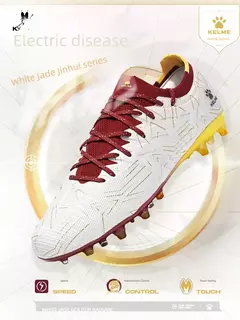 KELME-Sapatos de Treino Infantil Profissional Jogo, Botas de Futebol Adulto Adulto, Botas de Frisbee, Elétrico 3.0 Short Spikes, MG Spikes na internet