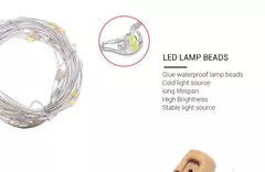 Bar LED Garrafa De Vinho Cortiça Luzes De Corda, Decoração De Natal Lâmpada, Fada, Feriado, Fio De Cobre, 2m - loja online