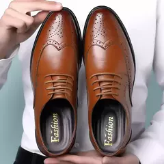 Sapatos de couro de bezerro genuíno, sapatos formais de negócios clássicos masculinos, sapatos Oxford artesanais - comprar online
