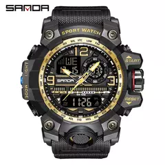 Relógio de quartzo estilo G SANDA masculino, choque impermeável, relógio militar esportivo, relógio de pulso digital masculino, relógio, novo, 3133, 50m, 2022 - Wolf Magazine