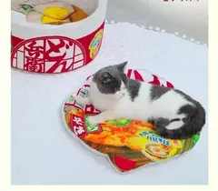Cama de gato para cachorro de alta elasticidade, suprimentos engraçados removíveis para animais de estimação, fácil de limpar, acessórios para animais de estimação, material de lã de cordeiro impresso, tapetes para gatos - Wolf Magazine