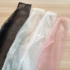 Top de mangas compridas transparente ultrafino feminino, casaco feminino com renda, monocromático, gola simulada, camisa feminina visível, primavera, verão - loja online