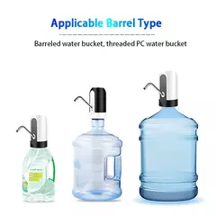 Bomba de garrafa de água automática portátil, Dispensador elétrico de água fria para Garrafon, Garrafa reutilizável USB, Beber Auto Switch - Wolf Magazine