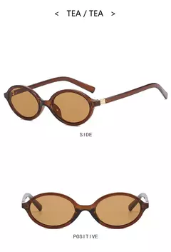 Óculos de sol pequenos para mulheres e homens, óculos de luz anti-azul, óculos retrô, marca de luxo, tendência feminina - comprar online