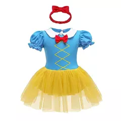 Baby Romper TUTU Vestido Com Headband Infantil Baby Princess Girl Roupas Tamanho 3-18M Cute Design Baby Dress Party Trajes