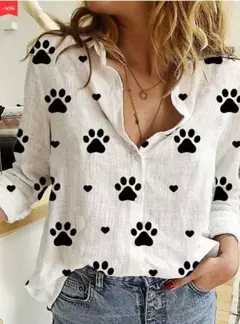 Imagem do Blusa de linho de algodão vintage feminina, camisa manga comprida, tops femininos de qualidade, primavera e outono