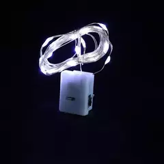 Imagem do LED Botão Bateria Light String, Fairy Lights, Decoração de Jardim, Guirlanda, Natal, Casamento, Ano Novo, Quarto, Sala de estar