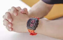 Imagem do Tsar bomba tonneau relógios masculinos cristal de safira relógio de pulso vermelho à prova dwaterproof água cronógrafo data luxo presente natal para homem