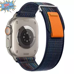 Pulseira de Nylon para Apple Watch, Pulseira Respirável, Ultra 2, 49mm, Série 9, 8, 7, 45mm, 41mm, Esportes para iWatch 6, 5, 4, 3, SE, 44 milímetros, 40 milímetros, 42 milímetros - Wolf Magazine
