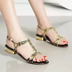 Sapatos confortáveis de plataforma plana antiderrapante para mulheres, sandáli - Wolf Magazine
