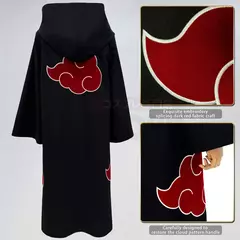 HOLOUN Anime Uchiha Itachi Uchiha Sasuke Cosplay Bordado Hawk Equipe Manto Dor Konan Sasori Natal - loja online