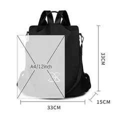 Mochilas de pano Oxford impermeáveis para mulheres, Mochila de viagem de grande capacidade, moda casual, bolsas escolares para meninas, bolsos múltiplos