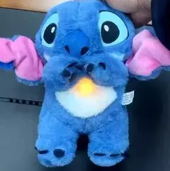 Boneca de pelúcia Stitch para crianças, Lilo e Stitch, brinquedo Kawaii acalma, Anime Baby Music, brinquedos leves para dormir, modelo de presente para criança, respiração, novo - loja online