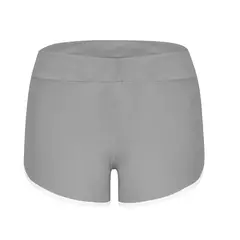 Mulheres de cintura média slim fit calças curtas elásticas altas, shorts apertados femininos para senhoras, corrida, elástico