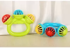 Bebê recém-nascido chocalho bola brinquedos, segurando a mão Bell, brinquedos sensoriais, materiais de segurança para crianças, 0-24 meses, 4pcs na internet