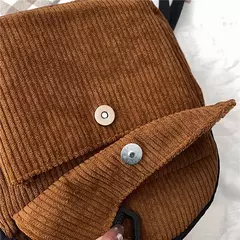 Imagem do Mini mochila feminina, mochila escolar de veludo simples pequena, grande capacidade, mochila feminina durável, monocromática, casual, viajando, moda