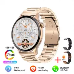 NFC Smartwatch para Mulheres, Tela HD, Rastreador de Saúde, Esportes, Voz, Chamada Bluetooth, Huawei, Xiaomi, Senhoras, Novo, 466x466, 2022 - comprar online