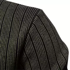 Imagem do AIOPESON-pulôver de algodão com decote simulado masculino, suéter descascado quente masculino, novo design, outono e inverno
