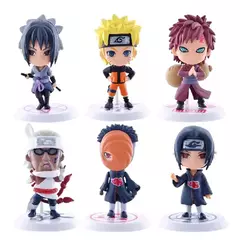 Hot 12 pçs/set Anime Figura Naruto Shippuden Hinata Sasuke Itachi Kakashi Gaara Figura de Ação Q Versão Figuras de PVC Brinquedos Presente - Wolf Magazine