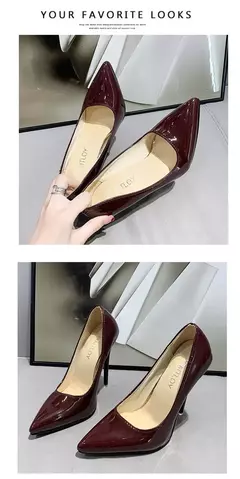 Imagem do Bombas sexy para mulheres, senhora do escritório, sapatos de festa, vestido de senhora, estilete vermelho, tamanho grande, 33-50, 45, 46, 47, 48, 49, 50