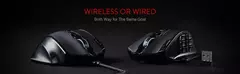 Redragon-M913 Mouse óptico sem fio RGB Gamer, 16000 DPI, com fio 2.4Ghz, 16 botões programáveis, preto ou branco - loja online
