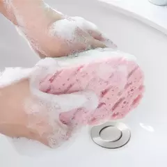 Esponja De Banho De Esponja De Chuveiro, Esfoliação Do Corpo Inteiro, Escova De Massagem, Purificador, Escova Do Corpo, Acessórios Do Banheiro, 1Pc - comprar online