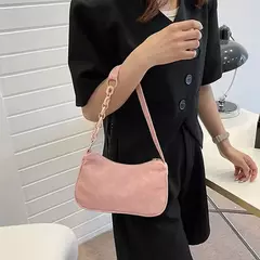 Bolsas de veludo vintage feminino, bolsa axilas, bolsas de ombro com zíper, bolsas pequenas, embreagem casual macia, moda feminina, outono, inverno - comprar online