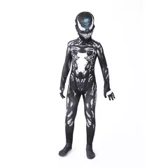 Superheróis cosplay trajes de halloween para novo traje de veneno crianças terno macacão meninos symbiote spidermancostumes