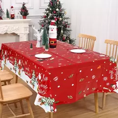 Toalha de mesa Merry Christmas Snowman para decoração de casa, toalha de mesa, inverno, ano novo, 2022, 2024 na internet