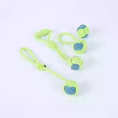 Brinquedos para cães de estimação para cães grandes e pequenos brinquedo interativo corda de algodão mini brinquedos para cães bola para cães acessórios escova de dentes mastigar brinquedo de cachorro - Wolf Magazine